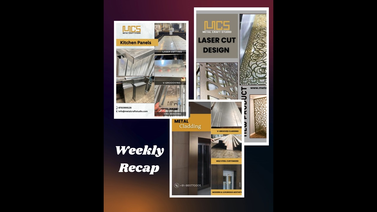 This Week’s Fabrication Recap | Kitchen Panels & Metal Cladding in Delhi NCR