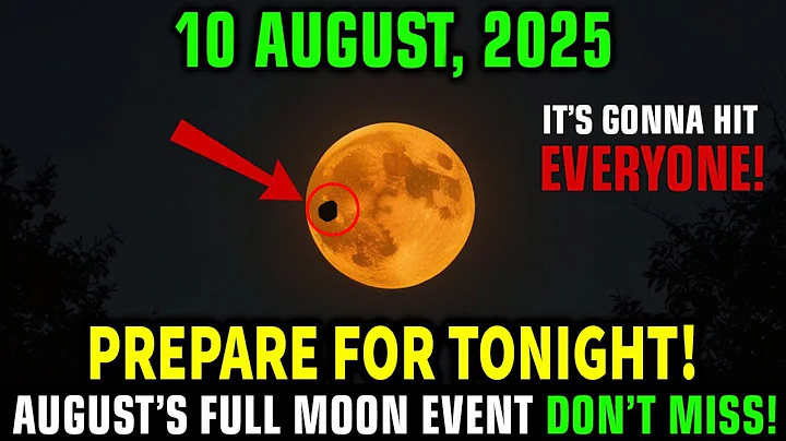 This MUST Reach You BEFORE Tomorrow! Sturgeon FULL MOON Events on August 10, 2025! Don't Miss It!
