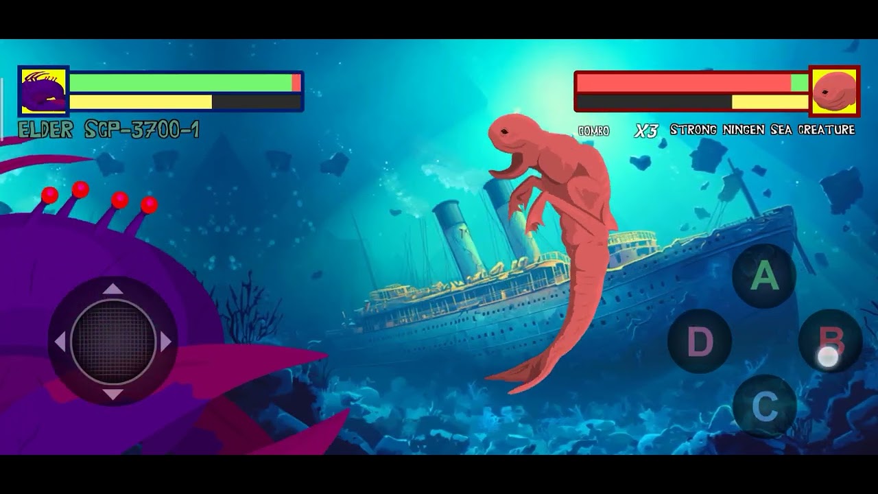 เล่นเกม Bloop Fights Sea monsters