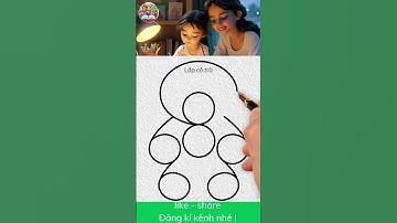 vẽ chú gấu đơn giản và đẹp nhất  - lớp cô trà #tập vẽ #ve #shorts