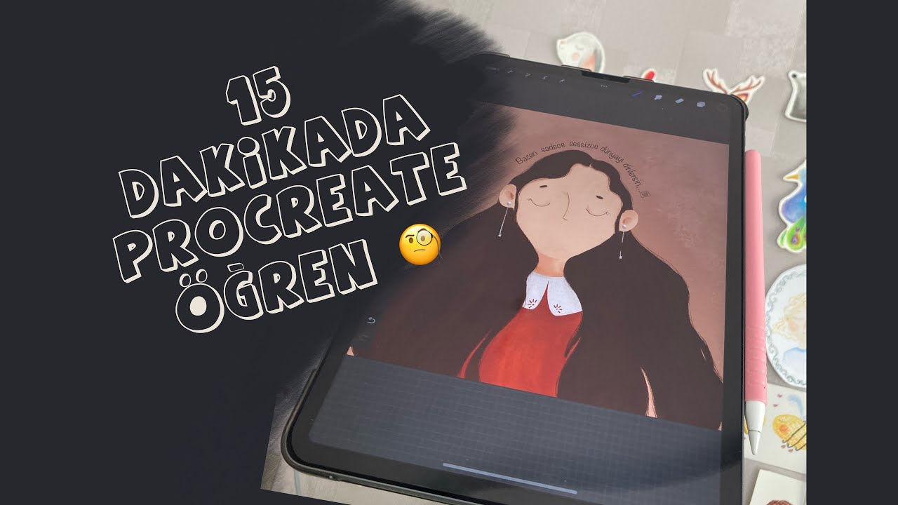 15 dakikada PROCREATE öğrenin.. (Procreate 101)