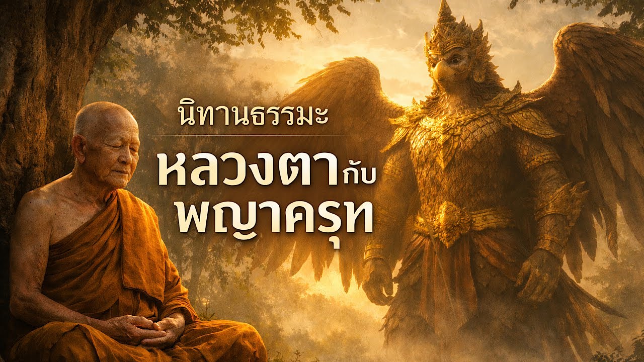 นิทานธรรมะ | หลวงตากับพญาครุฑ ชนะศัตรูทั้งโลก ยังไม่เท่าชนะใจตนเอง