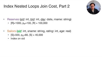 Lecture 11 Part 6 Index Nested Loops Join