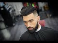 MENS POMPADOUR | MID FADE | HAIRCUT TUTORIAL