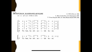 Tuhan Kasihanilah Kami (PS. 347a, Misa Lauda Sion) - notasi Tenor