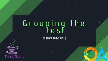 TestNG - Group Test || Grouping test Cases || TestNG Framework