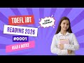 [2026] TOEFL iBT Reading Read a notice | Step-by-Step Strategies #0001