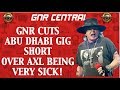 Guns N' Roses Abu Dhabi November 25, 2018 Concert Recap! Axl Very Sick!