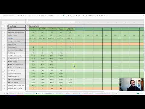 Microgreens Crop Planner 2.0 Tutorials: Crop Archive