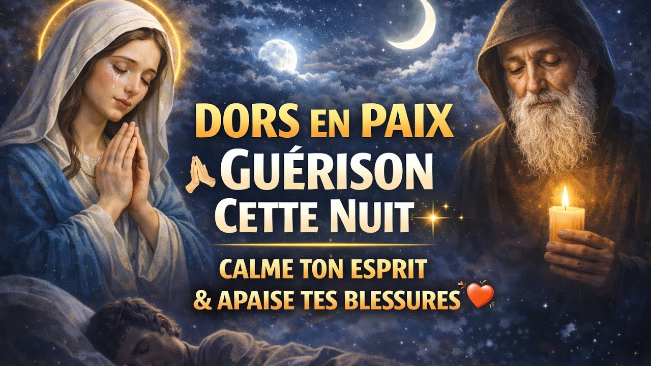 🌙 PRIÈRE du SOIR à MARIE et SAINT CHARBEL pour la GUÉRISON et la PAIX INTÉRIEURE 🙏❤️