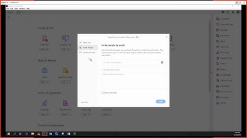 Adobe Acrobat Pro DC Tutorial 11 - Send for Review