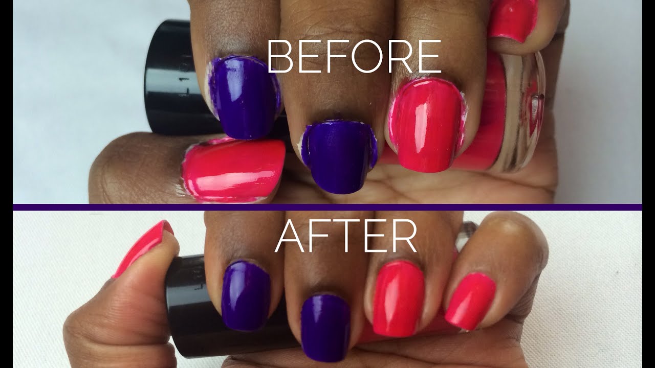 How to Paint Your Nails For a Bold, CuticletoCuticle Manicure YouTube