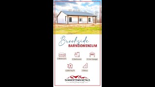 The Brookside Barndominium Walk-through | 1,200 sq ft | 3 Bed | 2 Bath
