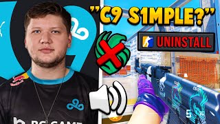 S1MPLE PLAYING WITH CLOUD9 AFTER FALCONS DISASTER!? *RIP CS2...* CS2 Daily Twitch Clips