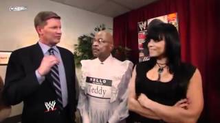 Celebrity WWE Smackdown 27/4/12- Eve Torres  Teddy Long  Aksana   John Laurinaitis Backstage Segment Wealth