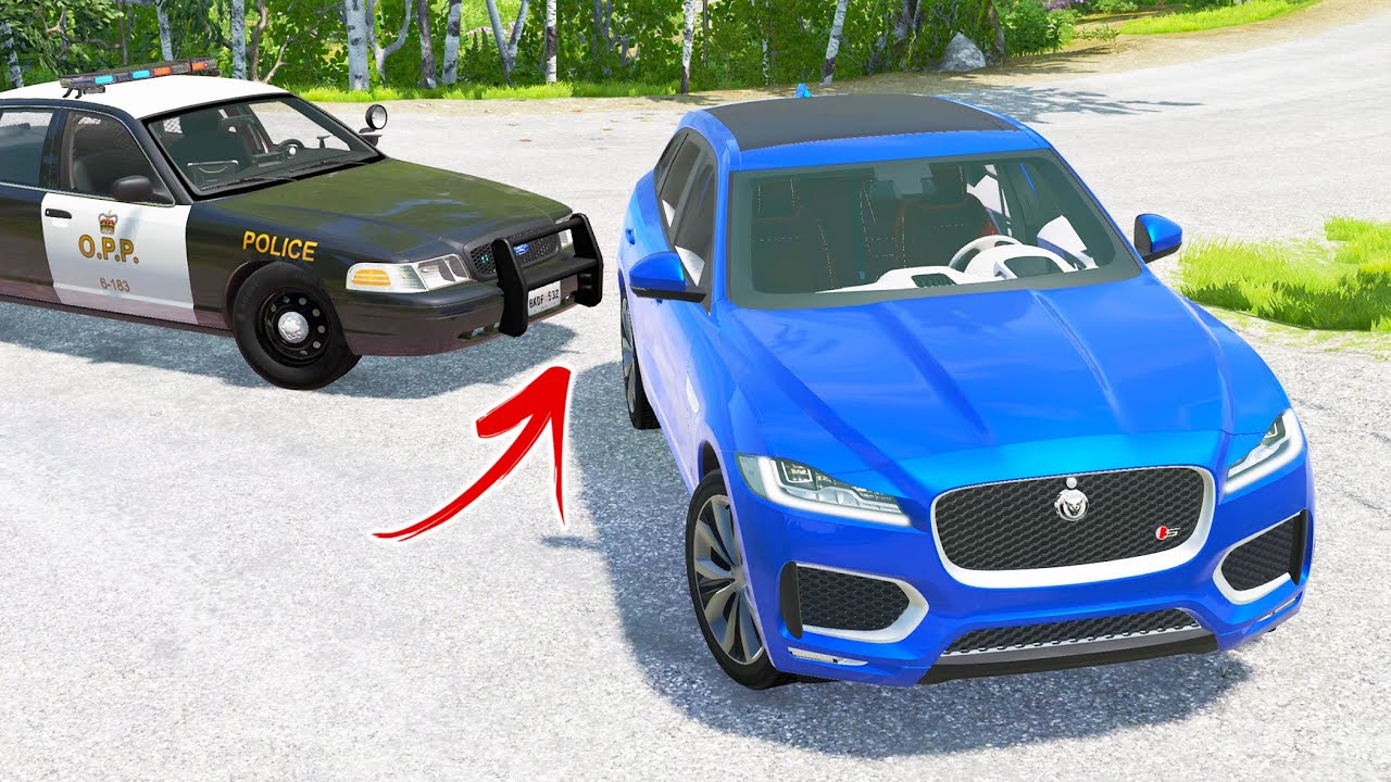 High Speed Police Chases #46 - BeamNG drive - YouTube