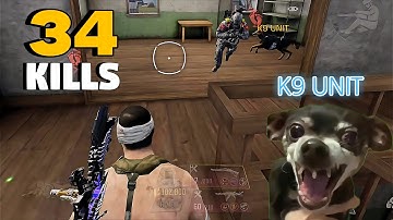 🤪 34 KILLS WITH K9 UNIT 🐕 CLASS IN SOLO VS SQUAD COD MOBILE FULL GAMEPLAY
