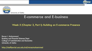 Chapter 3.1: Building an E-commerce Presence