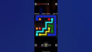 FLOW FREE MANIAS 7X7 LEVEL 109 COMPLETE SOLUTION #android #games #level #flowfree #solution