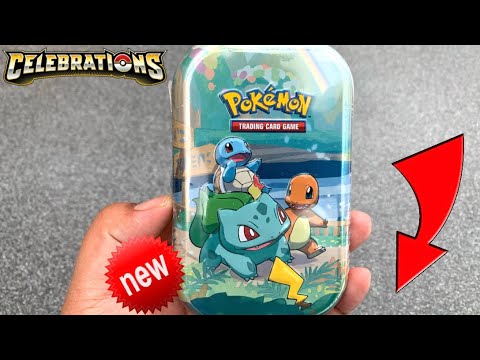 ポケモン celebrations Mini tin缶 Pokemon Celebrations Mini Tins Display Box | Contains 8 Tins