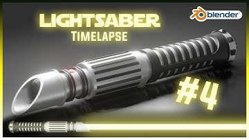 LIGHTSABER Speed Modeling - Shading #4 | Blender 2.82 (EEVEE)