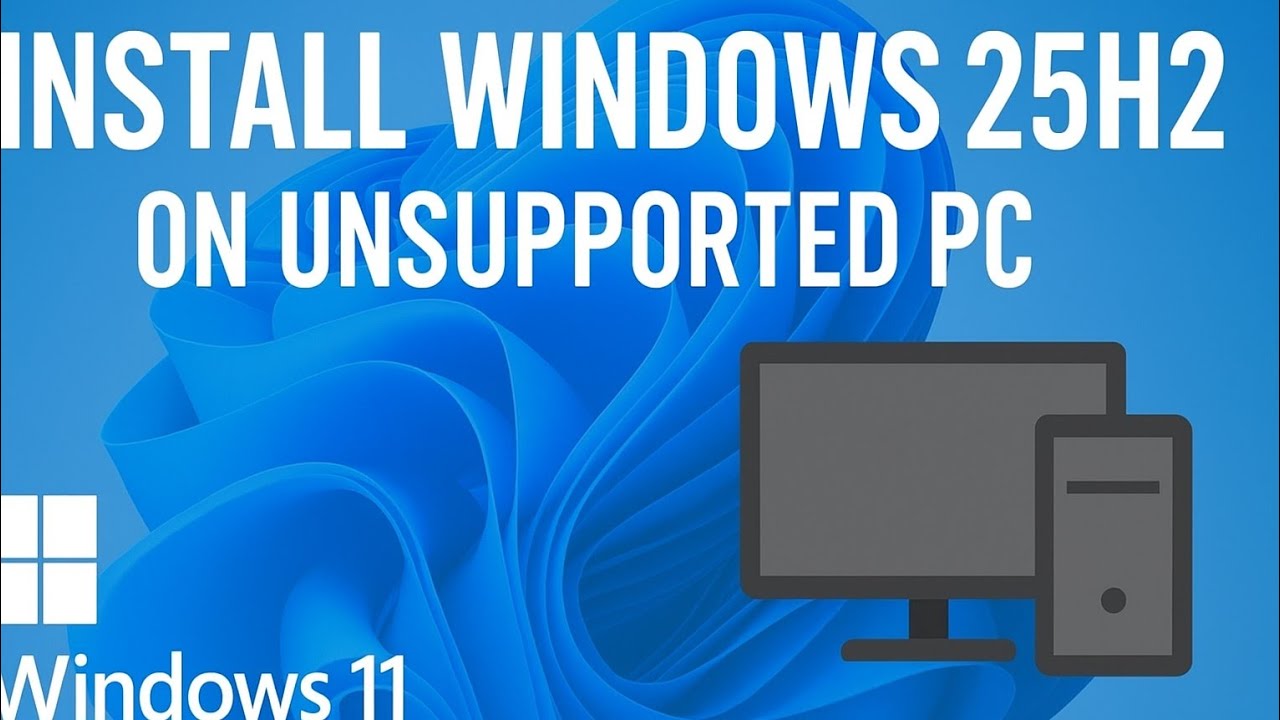 How to Install Windows 11 25H2 on Unsupported PC | Step-by-Step Guide ...