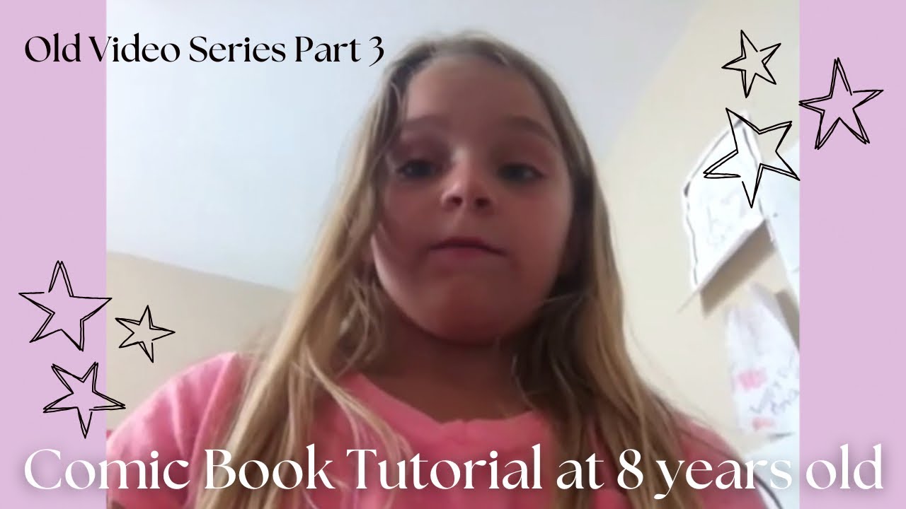 Comic Book Tutorial at 8 *old videos pt. 3* - YouTube