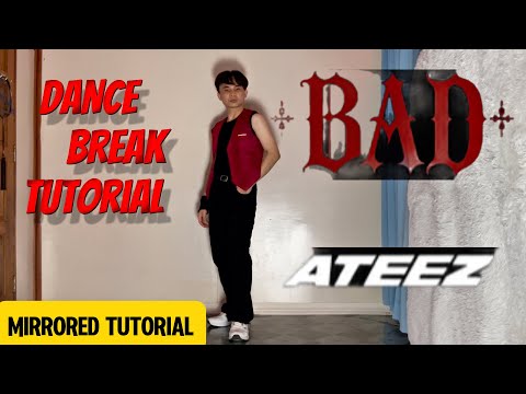[MIRRORED TUTORIAL] ATEEZ “BAD” ( Dance Break ) | Dexter Melz dance tutorial