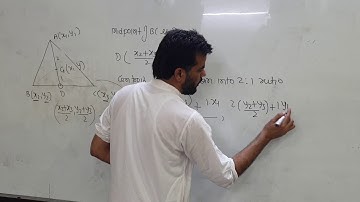 How to find centroid of a Triangle if vertices are given.