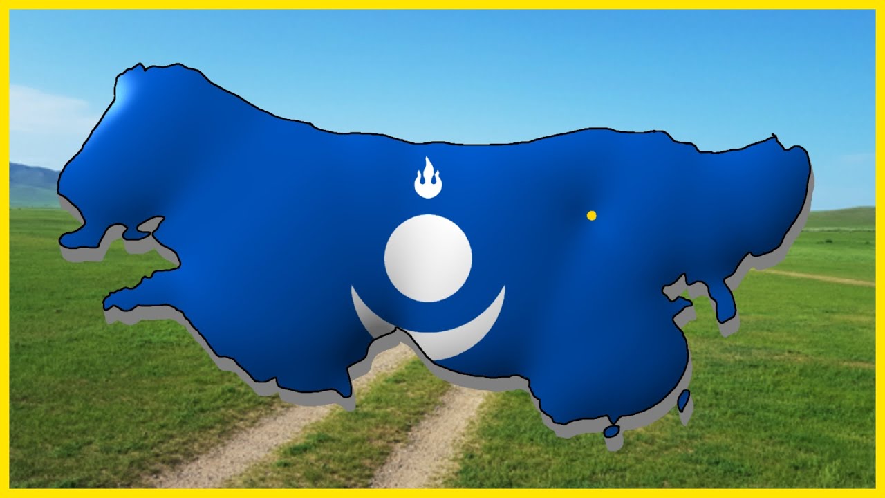 Re-creating the MONGOL EMPIRE | Map Flag Speedart - YouTube
