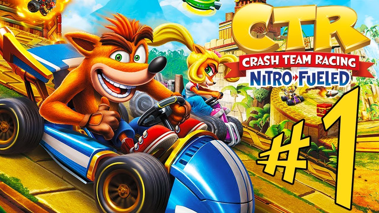 Crash Team Racing Nitro-Fueled - Parte 1: Nostalgia Insana!! [ PS4 Pro - Playthrough ]