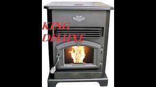 Review: U.S. Stove Company King Deluxe Pellet Stove - YouTube