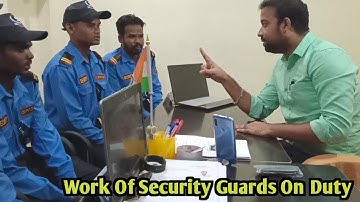 Security Guards Basic Training | Work Of Security Guard | सुरक्षा गार्ड का काम
