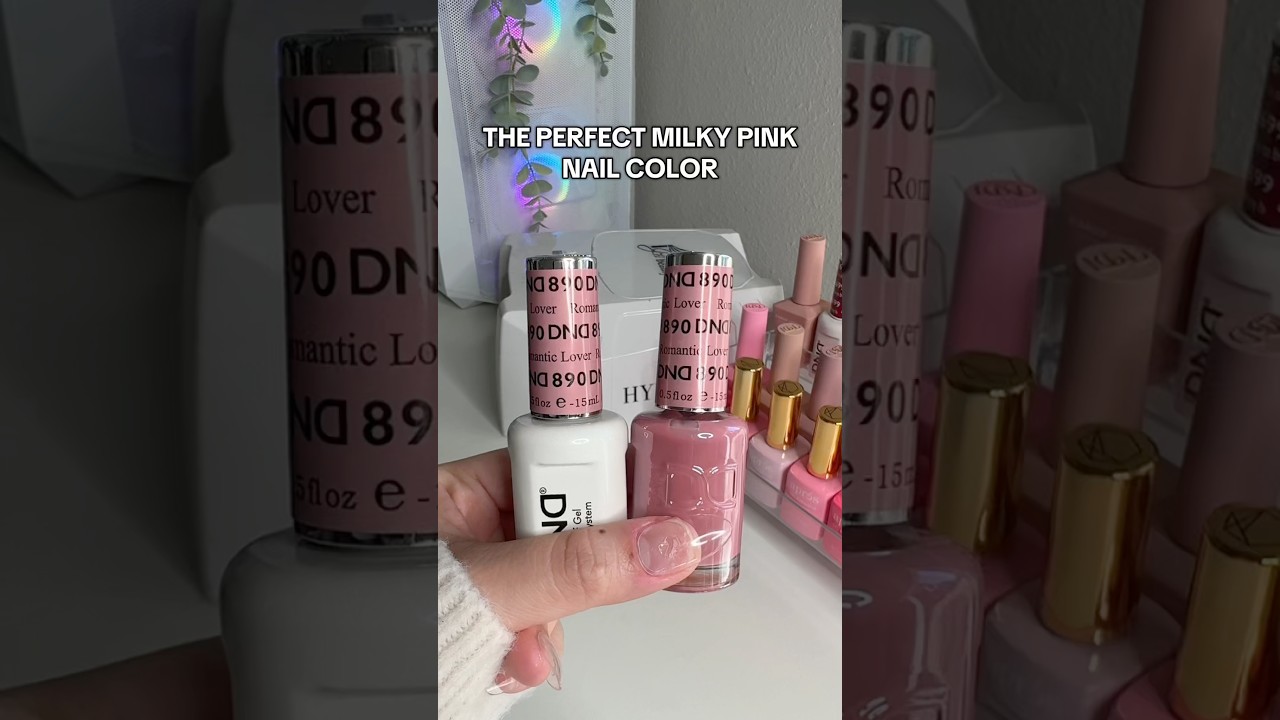 the perfect dnd milky pink gel 🎀 