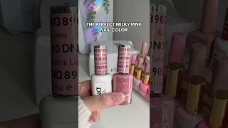 the perfect dnd milky pink gel 🎀 #dndgelpolish #pinknails