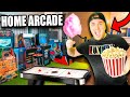 Turning Our House Into a Giant Home ARCADE Fort!