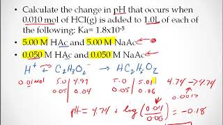 Buffer Capacity