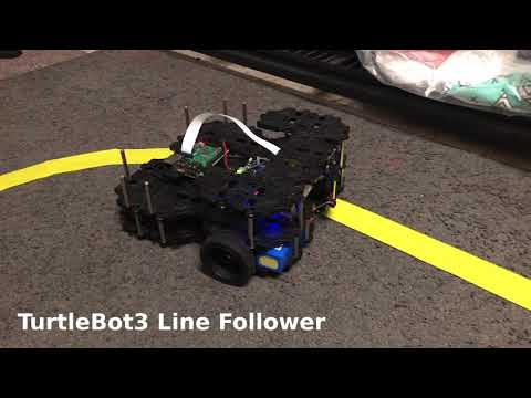 TurtleBot3 Line Follower using ROS, Python and OpenCV