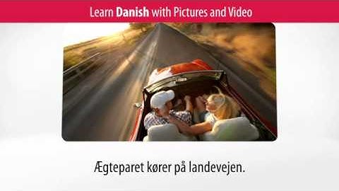 Learn Danish Vocabulary with Pictures and Video - Getting Around Using Danish