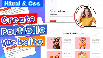 Design Responsive Portfolio Website Using HTML CSS #javascript  And #bootstrap 5| #html #css  #html5