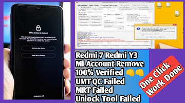 Redmi 7 Y3 Mi Account Remove Offline Free Tricks ||  Mi Account Anti Relock Fix Easy Jtag Plus Box