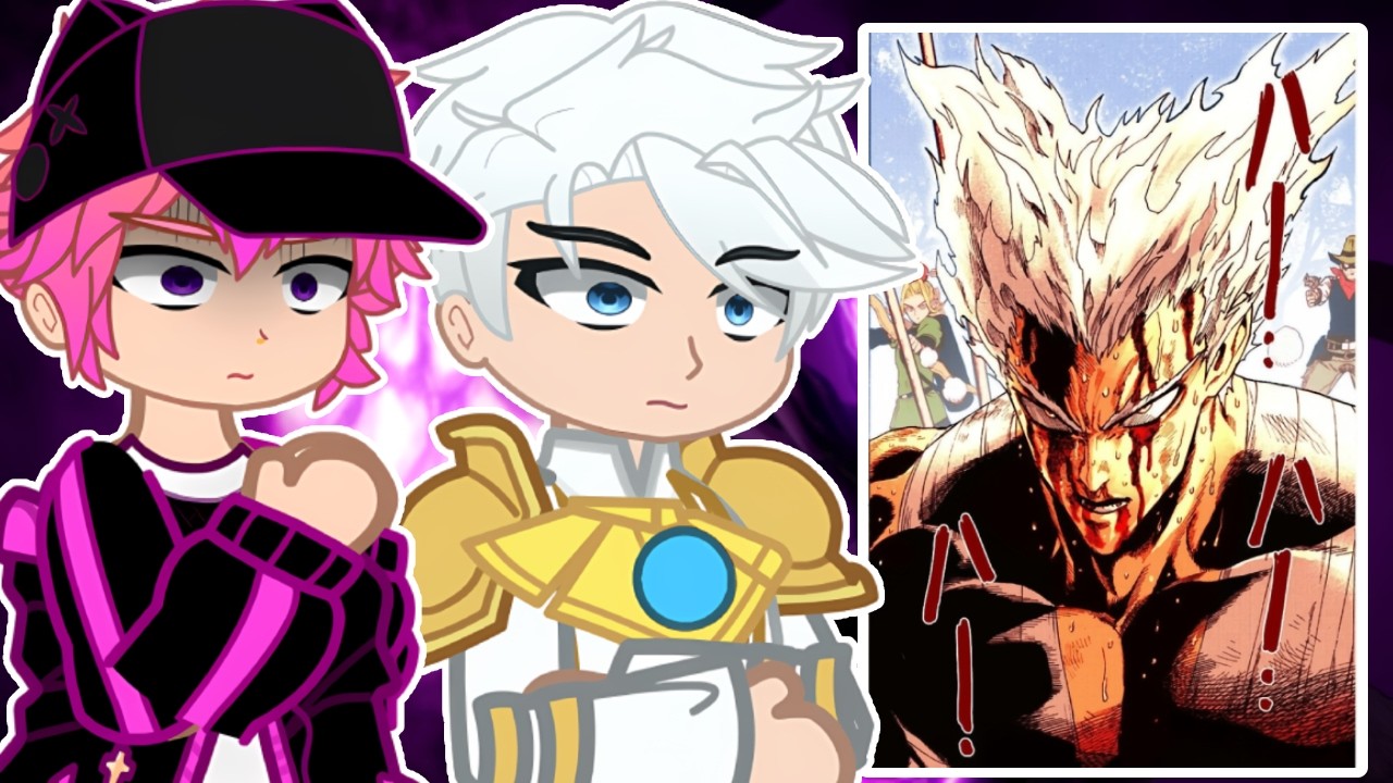 To Be Hero X React to Garou || One Punch Man || - Gacha React 🇺🇸/🇧🇷 Kal Reacts