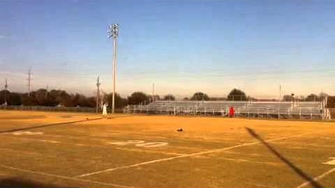 Zach Roberts punting