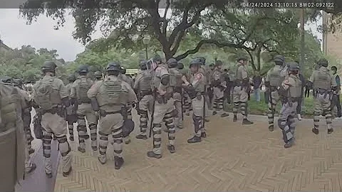 DPS released body cam footage from pro-Palestinian protests at University of Texas