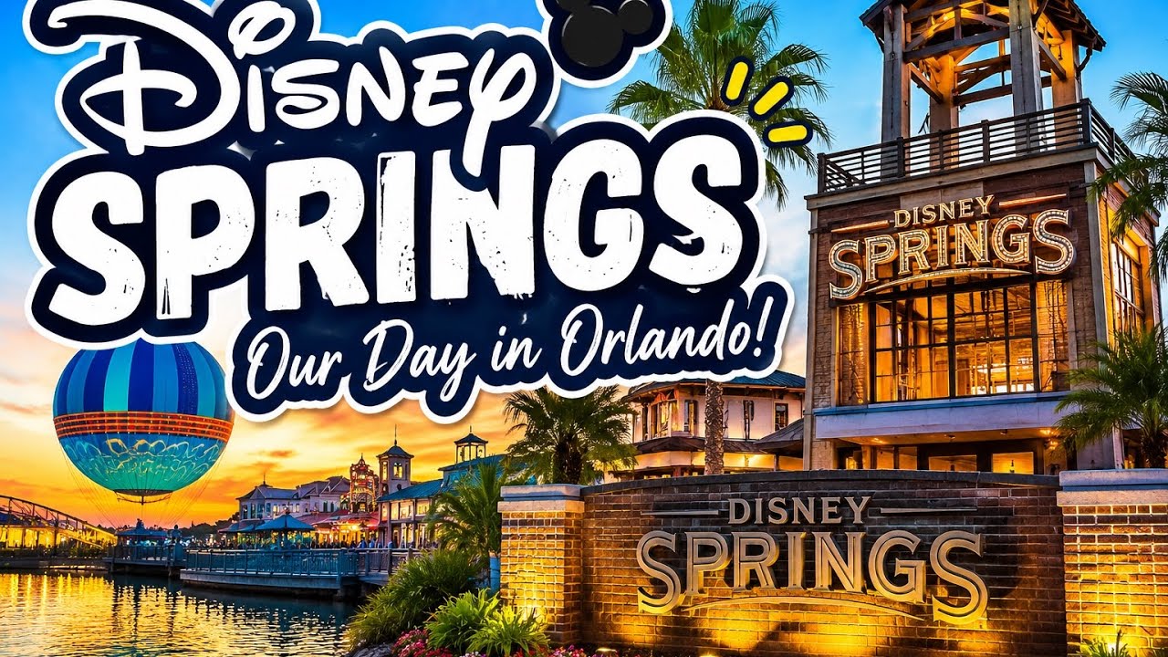 Our Magical Day at Disney Springs! ✨🛍️🌴