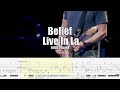 Belief live in la  john mayer  guitar tab  playalong