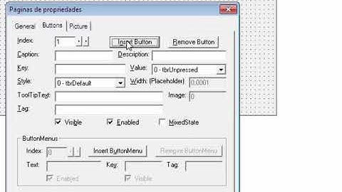 MENU em Formulário Excel VBA com TOOLBAR - Adicionando Botões