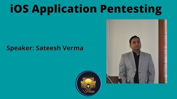 iOS Application Pentesting Series 1 | Sateesh Verma | Vapra Shiksha