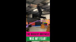 Intro to standing precision jump | Parkour over 50 😨 #shorts