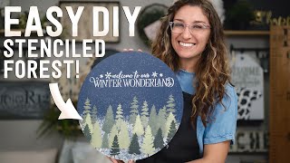 Paint a Layered Forest of Trees with Stencils